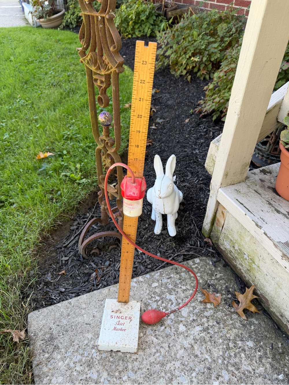 Vintage sewing skirt marker stand